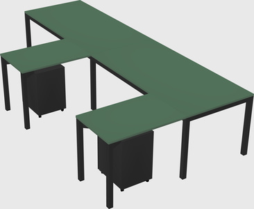 L-shaped desk