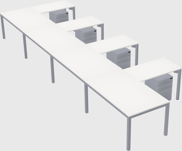 L-shaped desk