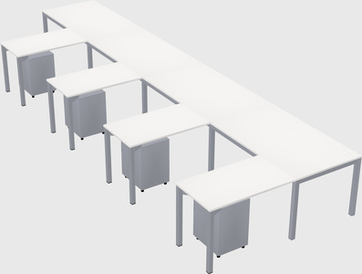 L-shaped desk