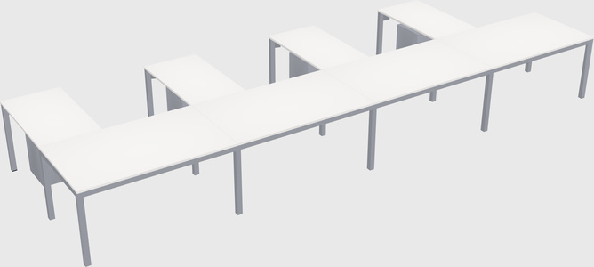 L-shaped desk
