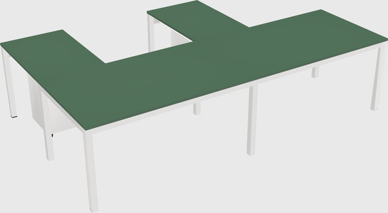 L-shaped desk
