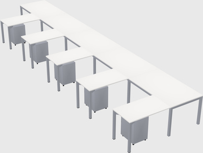 L-shaped desk