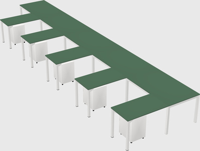 L-shaped desk
