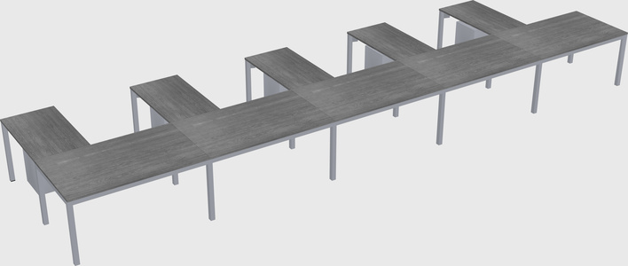 L-shaped desk