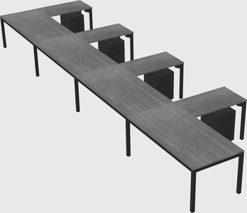 L-shaped desk