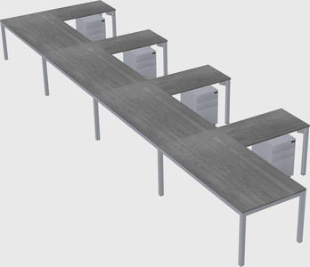 L-shaped desk