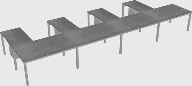 L-shaped desk