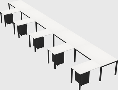 L-shaped desk