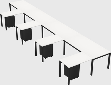 L-shaped desk