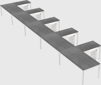 L-shaped desk