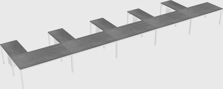 L-shaped desk