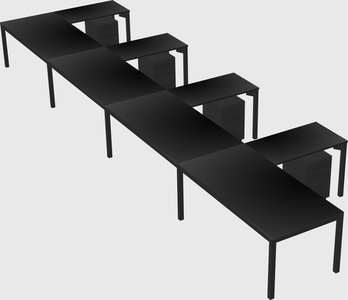 L-shaped desk