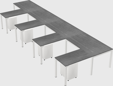 L-shaped desk