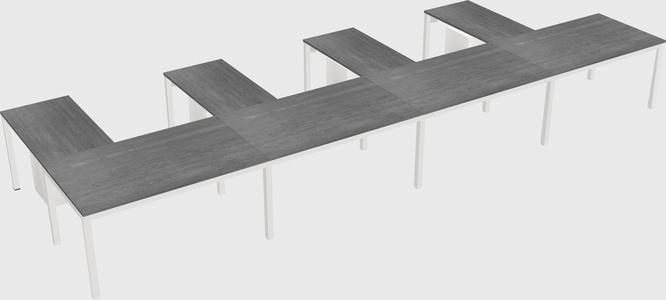 L-shaped desk