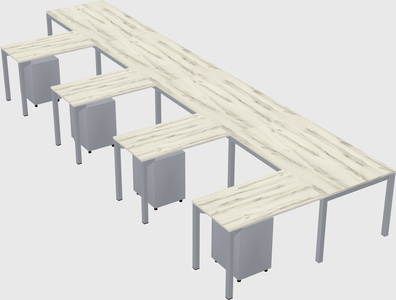 L-shaped desk