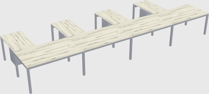 L-shaped desk