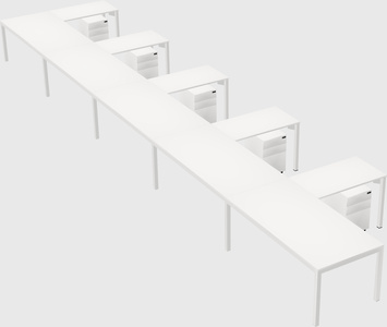L-shaped desk