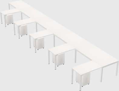 L-shaped desk