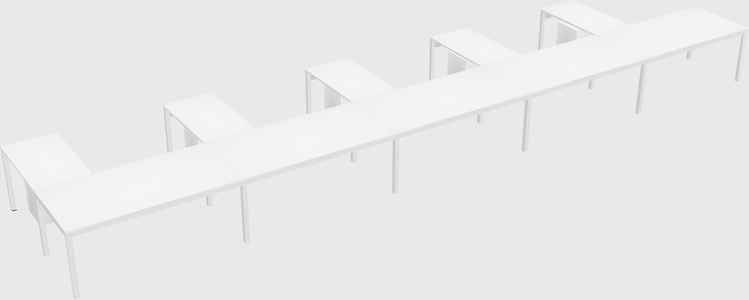 L-shaped desk