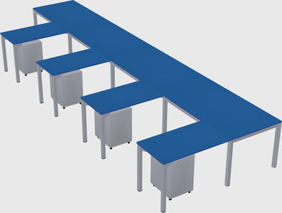 L-shaped desk