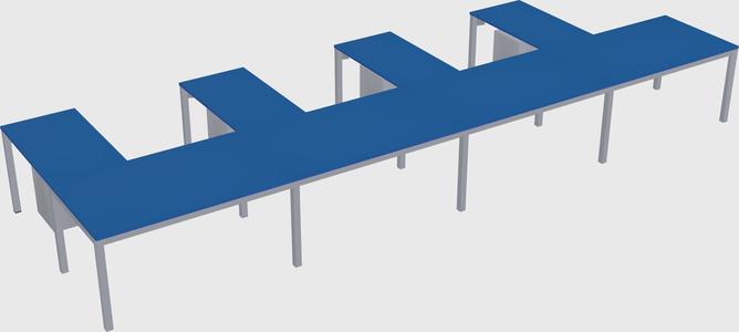 L-shaped desk
