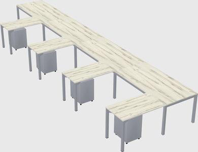 L-shaped desk