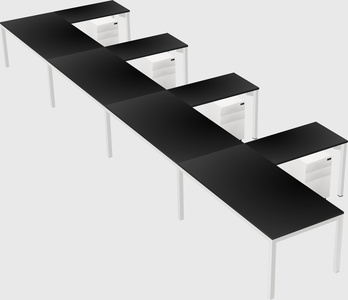 L-shaped desk