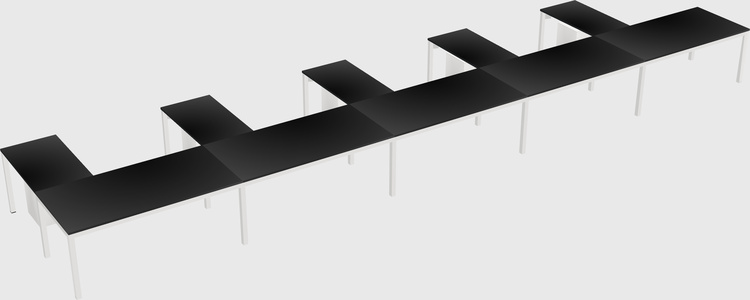 L-shaped desk