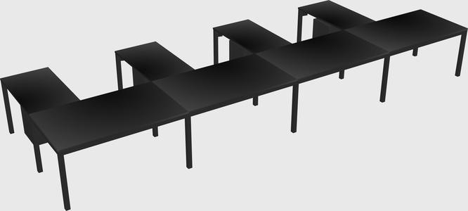 L-shaped desk