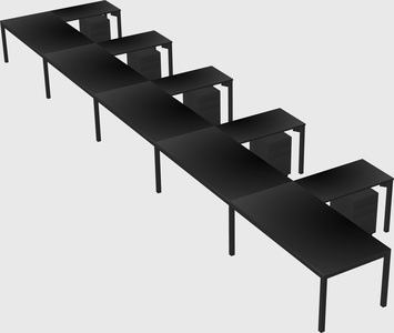 L-shaped desk