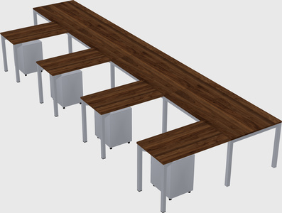 L-shaped desk