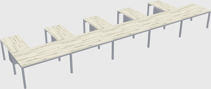 L-shaped desk