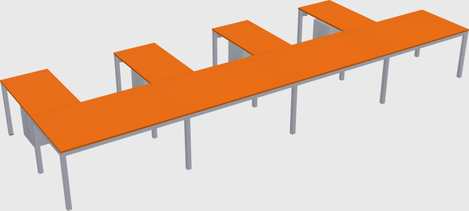 L-shaped desk