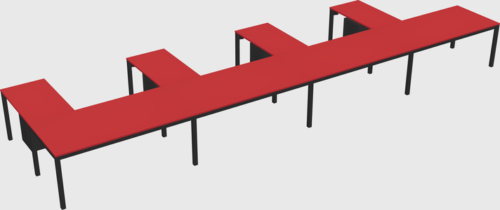 L-shaped desk