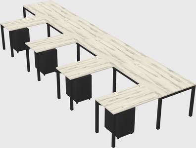 L-shaped desk