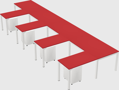 L-shaped desk