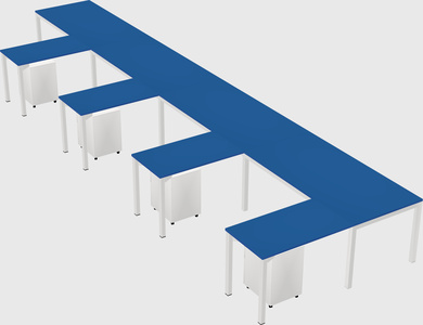 L-shaped desk