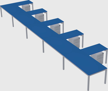 L-shaped desk