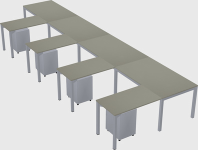 L-shaped desk