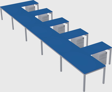 L-shaped desk