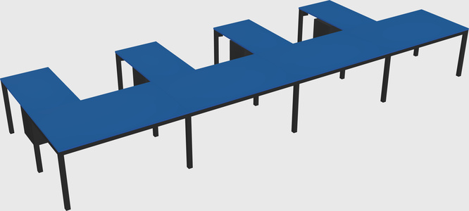 L-shaped desk