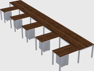 L-shaped desk