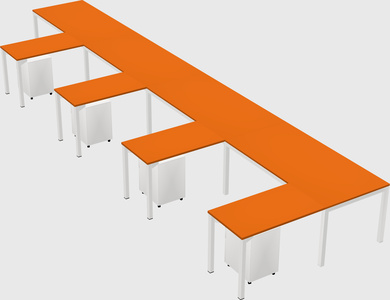 L-shaped desk