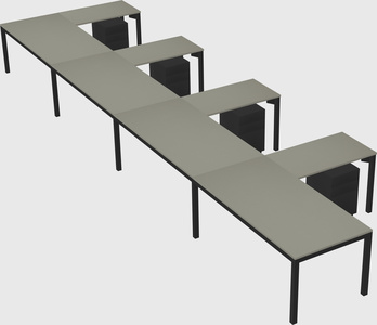 L-shaped desk