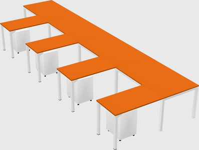 L-shaped desk