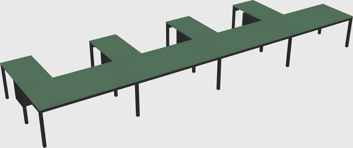 L-shaped desk