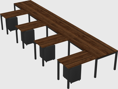 L-shaped desk