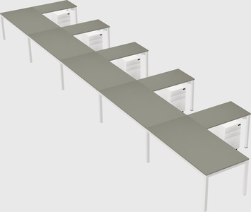 L-shaped desk