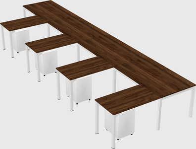 L-shaped desk