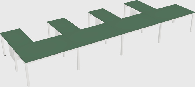 L-shaped desk